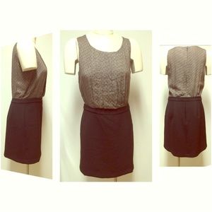 Blush and black sleeveless dress - LOFT (3 for $15)